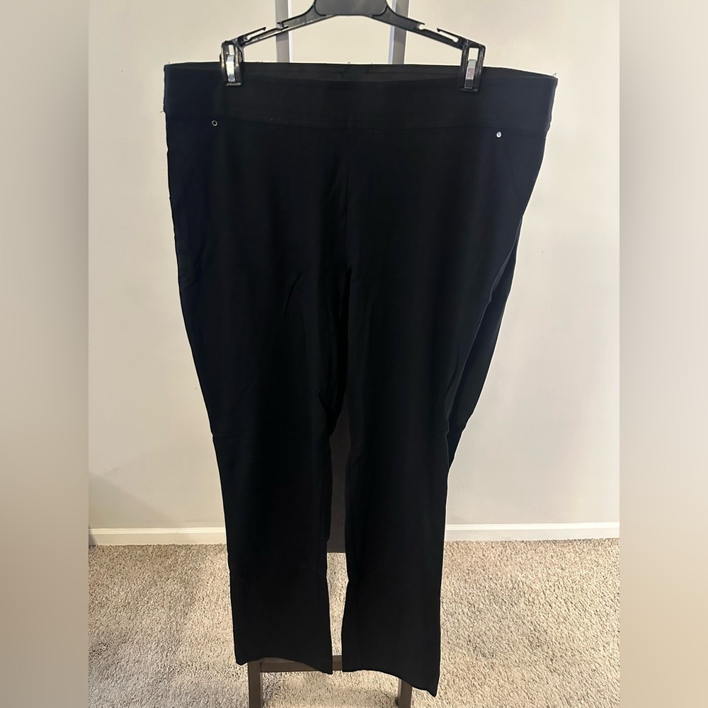 INC - black straight leg pants - size 14 - barely worn